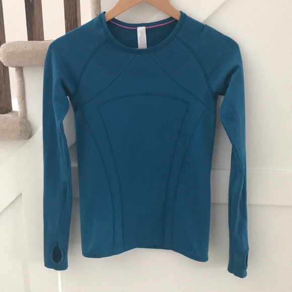 Ivivva by Lululemon Fly Tech long sleeve top girls size 12 - Picture 1 of 6